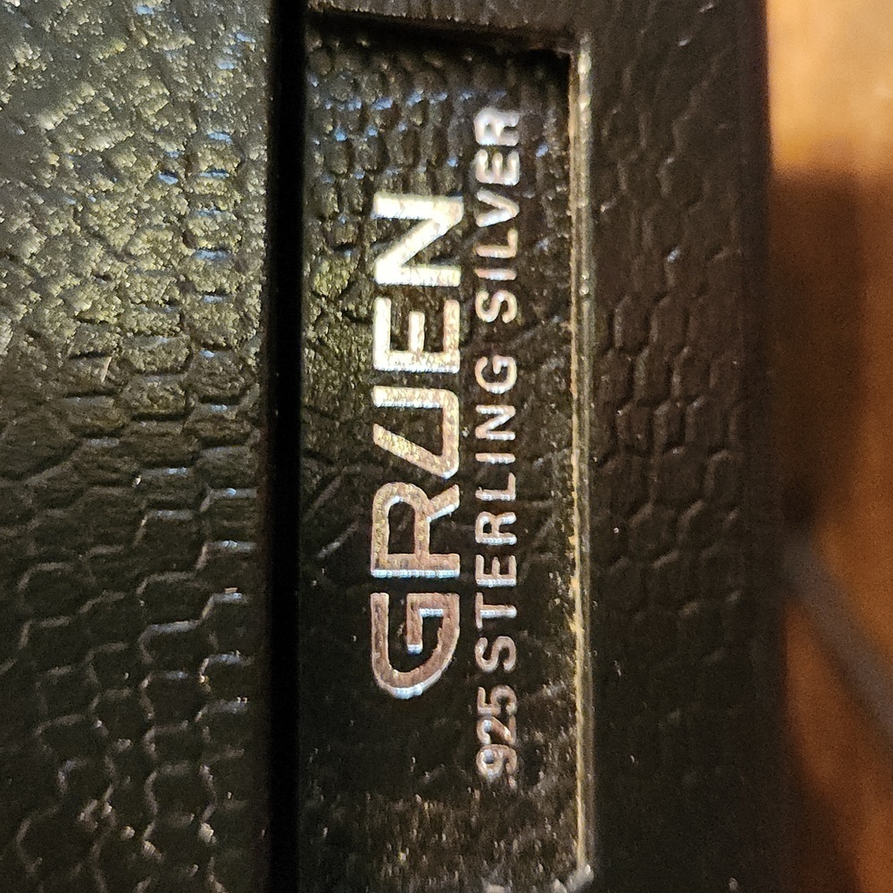 Vintage Gruen Sterling Silver Watch - Picture 5 of 5